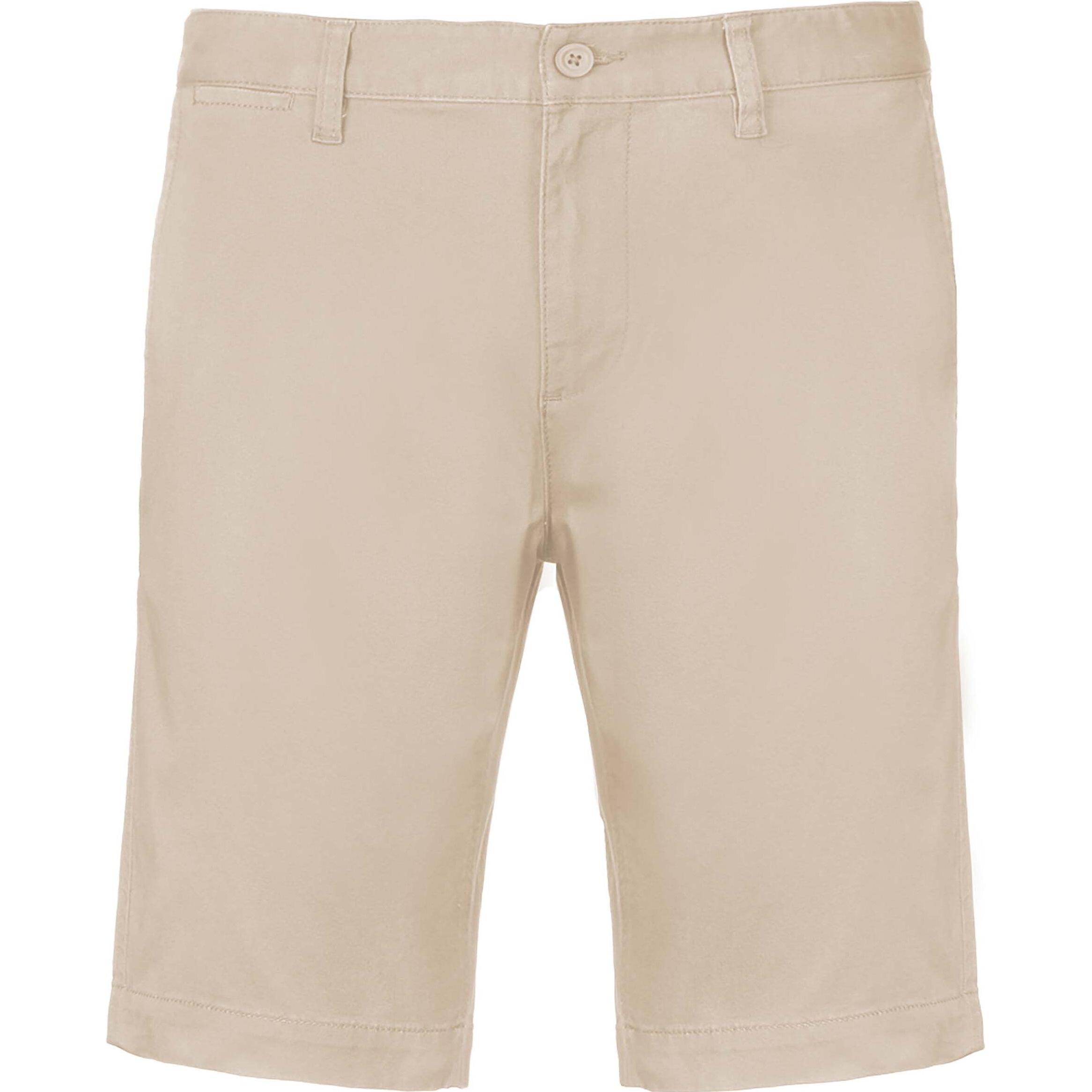 Kariban, Herren, Shorts, Chino, Beige, (46)