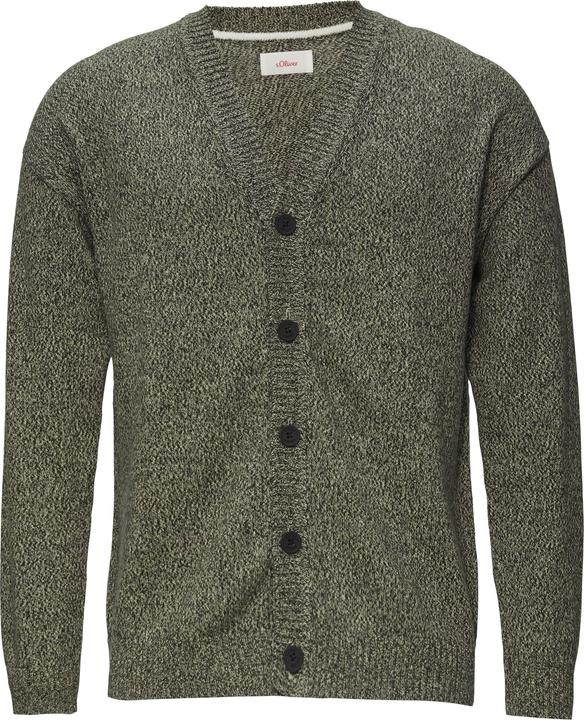 Produktbild s.Oliver Strickcardigan mit V-Ausschnitt in Bicolor-Optik (S)