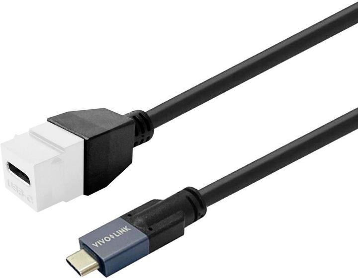 Produktbild Vivolink Keystone White USB-C female (0.50 m, 100 W)