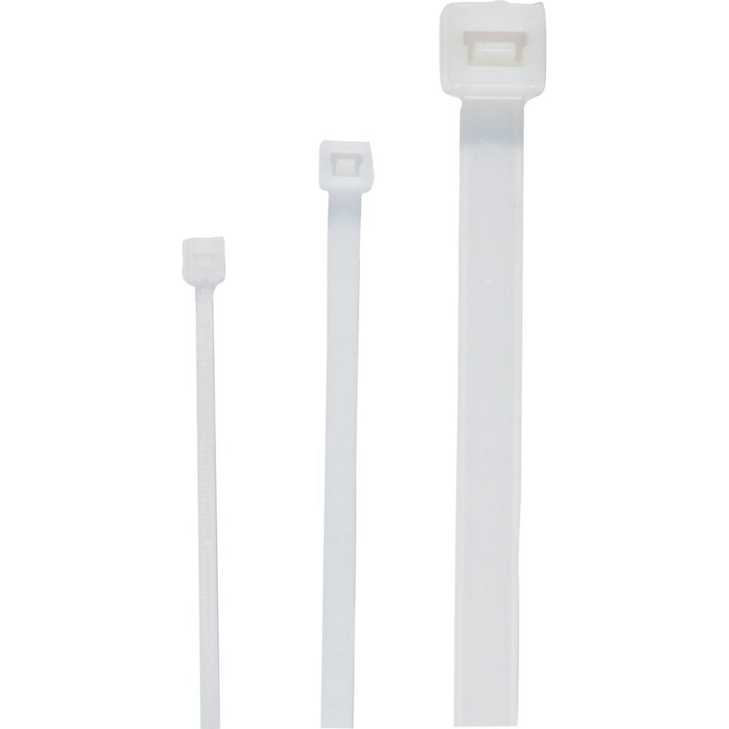Cimco, Kabelbinder, Kabelbinder naturfarbig (Kunststoffkabelbinder, 450 mm, 100 Stk.)