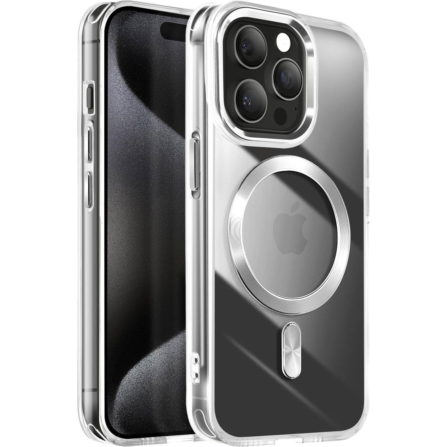 Avizar Cristal Color Case (Apple iPhone 15 Pro), Smartphone Hülle, Grau