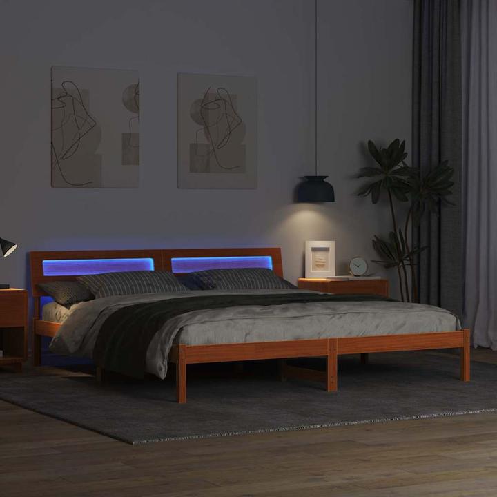 Image du produit vidaXL Plattformbettgestell (200 x 200 cm)