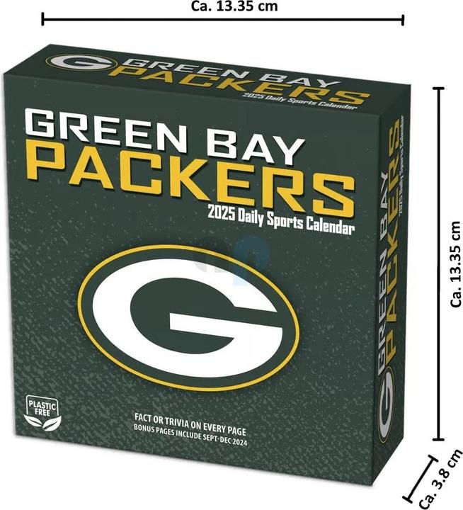 Produktbild NFL - Green Bay Packers - Boxkalender 2025