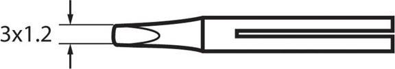 Immagine prodotto Velleman Punta B-40D 3 X 1.5mm per 14S 20W (Scorta)
