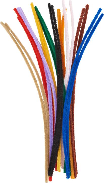 Produktbild VBS Chenilledraht "Farbenmix", 30 cm, 20er-Set (0.30 m)