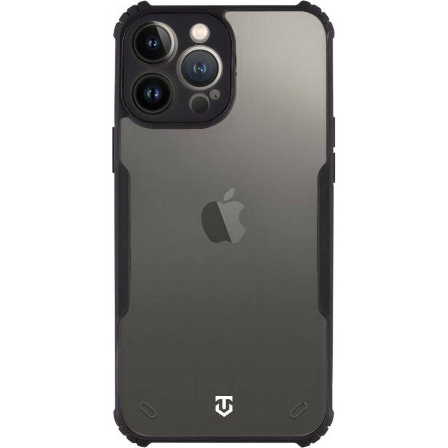 Tactical Quantum Stealth Cover for Apple iPhone 13 Pro Max Clear/Black (Apple iPhone 13 Pro Max), Smartphone Hülle, Tran...