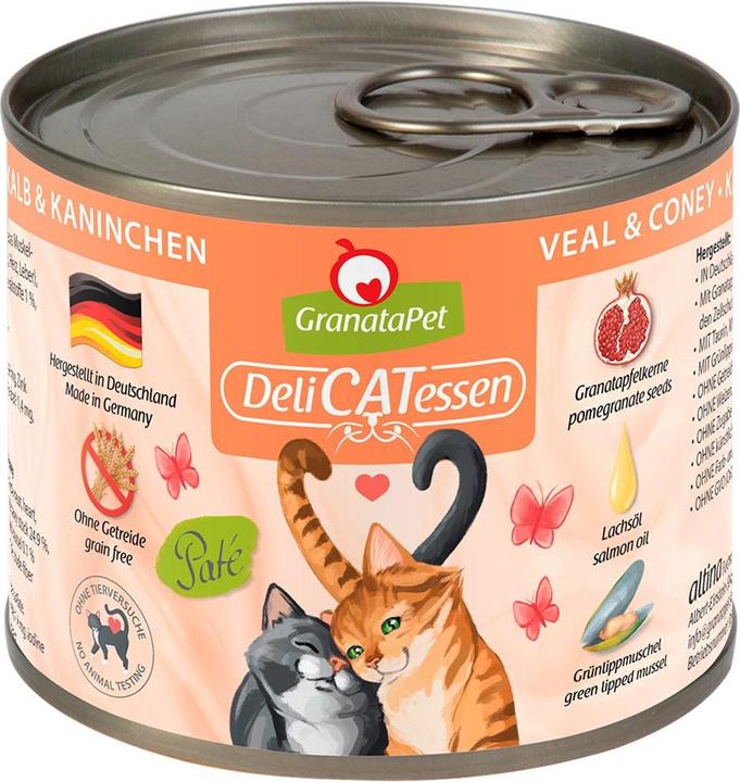 Immagine prodotto Granatapet Scatola di carne di vitello e di coniglio (Adulto, 1 pz., 200 g)