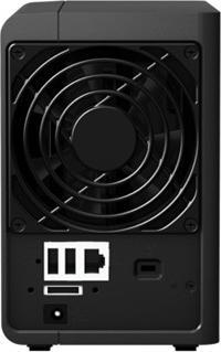 Actual product image Synology DS212+, NAS DiskStation for 2 hard drives