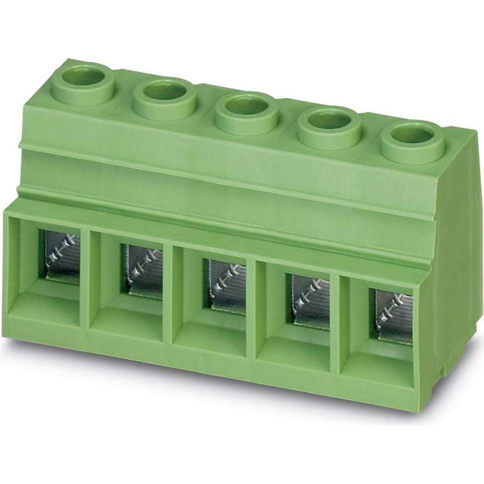 Phoenix Contact Connettore PCB a vite 15mm 125A 4vie., Cavo + Spina elettrica, Verde