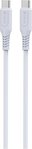 Produktbild Devia Kabel GRS EC636 PD USB-C - USB-C 1,0 m 60W 3A weiss (1 m, USB 1.0, 60 W)