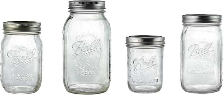 Immagine prodotto Einfach Weniger Palla Mason Jar di diverse dimensioni (1 pz., 0.48 l)