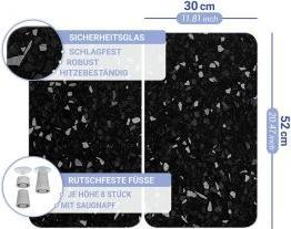 Produktbild Wenko Glasabdeckplatten Terrazzo