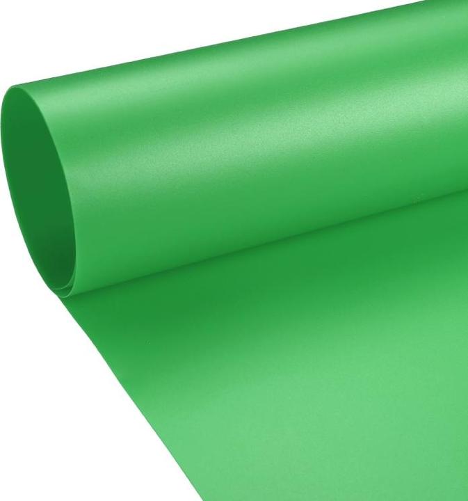 Actual product image Puluz Photography Background PVC Paper Kits for Studio Tent Box, Size: 121cm x 58cm (Green) (58 cm)