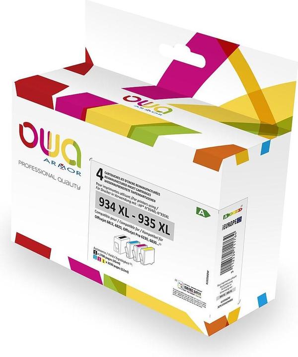 Produktbild Armor OWA K10356OW - Schwarz - Blau - Magenta - Gelb - HP - OfficeJet 6830 - 45 ml - 12 ml (BK, C, M, Y)