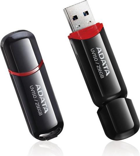 Image du produit Adata Pendrive UV150 USB3.2 noir (256 Go, USB-A)