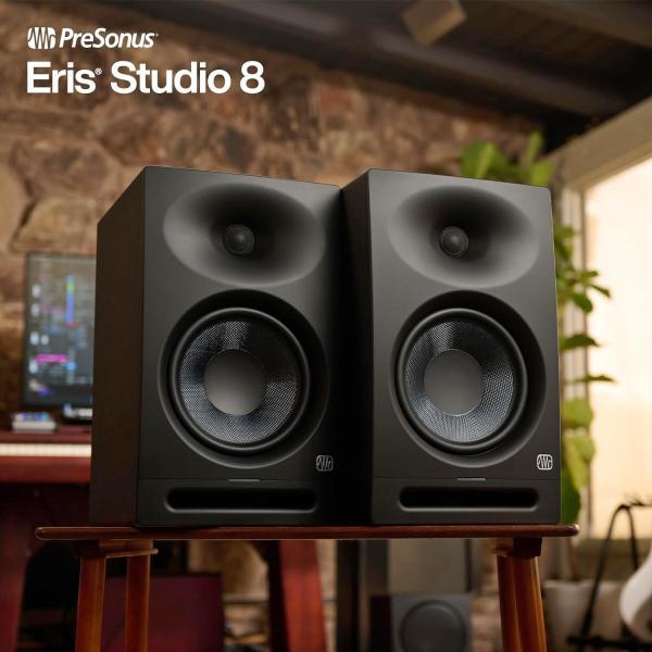Produktbild PreSonus Eris Studio 8 Boxen 1 Paar mit Boxen-Füsse rot (Aktiv, Paar)