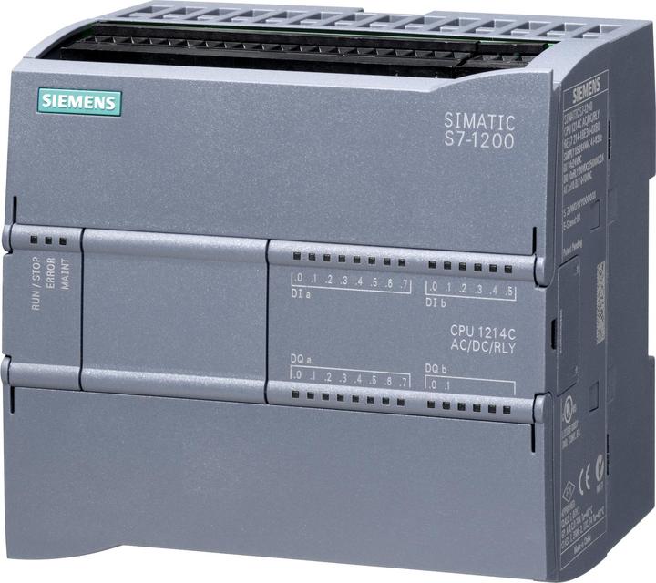 Actual product image Siemens SIMATIC S7-1200 CPU 1214C, AC/DC/Relay