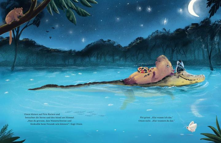 Produktbild Du bist nicht allein! Auch ein Wasserschwein darf schüchtern sein (Deutsch, Larysa Maliush, Uticha Marmon, 2024)