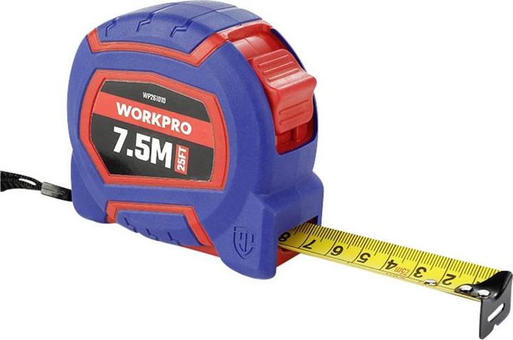 Actual product image Workpro Flexometer 7,5 m x 25 mm (7.50 m)