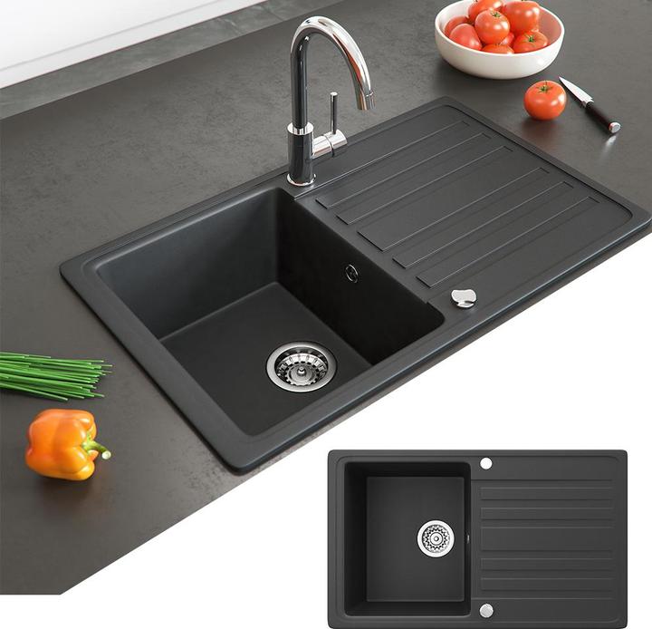 Produktbild Bergström Spülbecken (Einbauspüle, 46 cm, 76 cm)