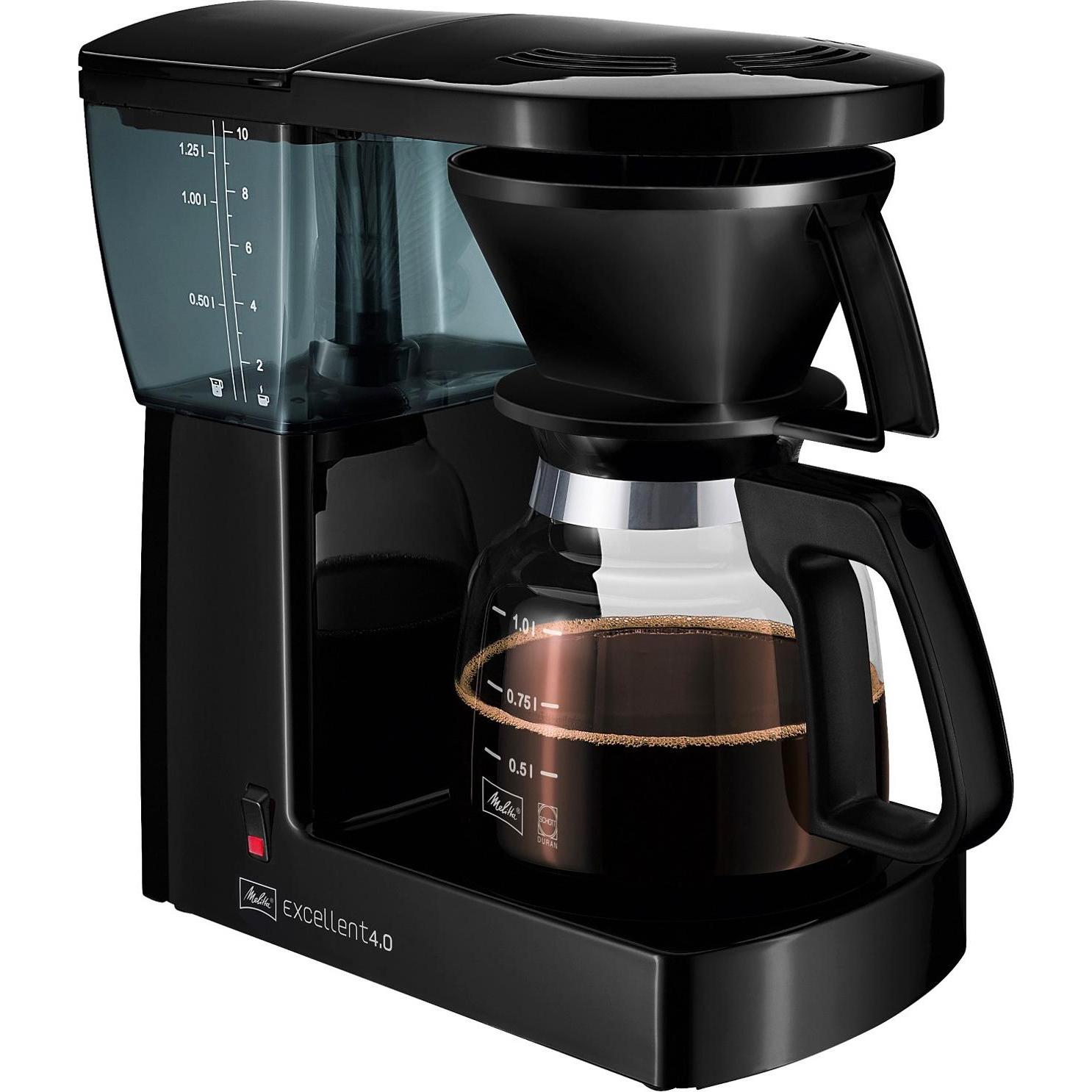 Melitta Excellent 4.0, Filterkaffeemaschine, Schwarz