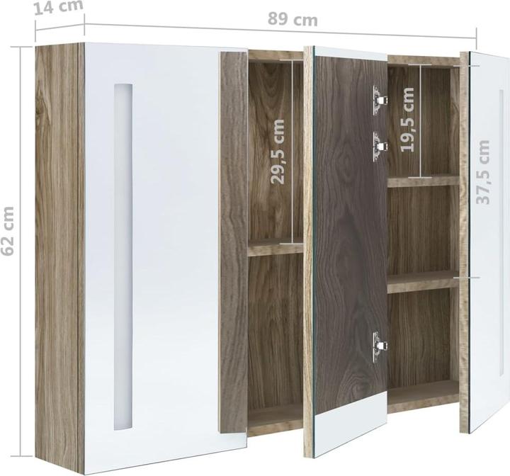 Image du produit vidaXL Sigurd (89 x 14 x 62 cm)