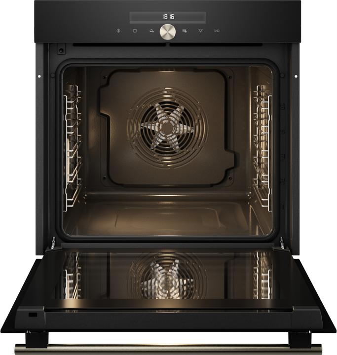 Produktbild Asko Backofen Black Glass EURO OT 86331BG Glassfront schwarz