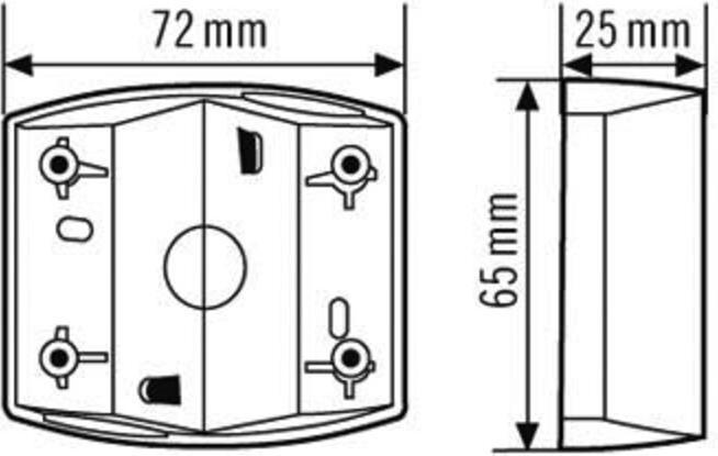 Produktbild Esylux Ecksockel f. Bewegungsmelder MD