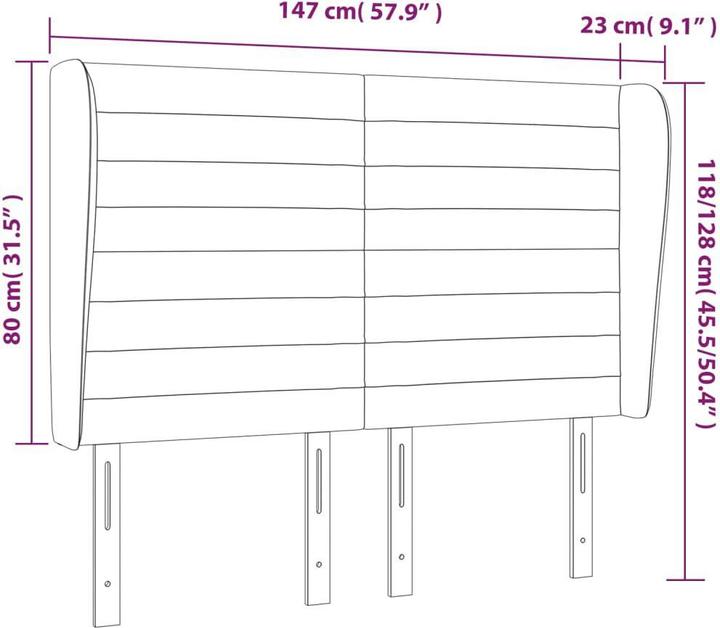 Produktbild vidaXL Freya (147 x 23 x 128 cm)