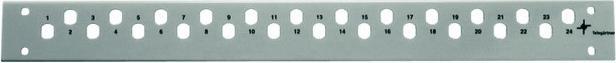 Produktbild Telegärtner H02025A0403 Frontplatte Eco BasisV 1HE f.24 SC-Kupplungen H 802