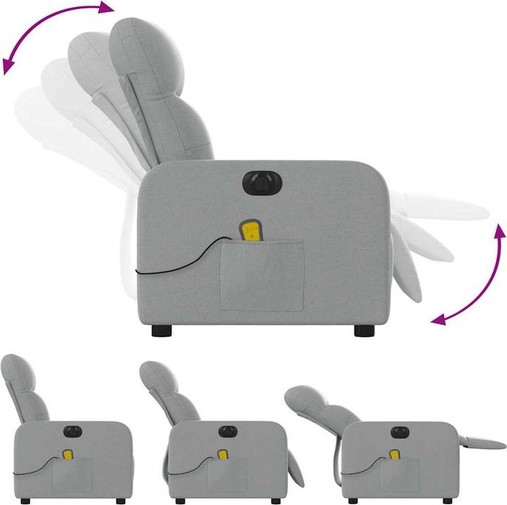 Produktbild vidaXL elektrischer Massagesessel