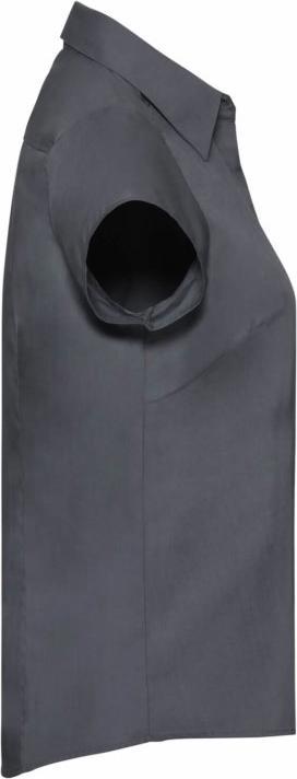 Image du produit Russell Collection Easy Care Fitted Poplin Blouse à manches courtes (XS)