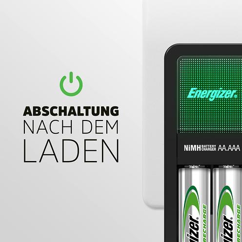 Actual product image Energizer Accu Recharge Mini (3 pcs., AAA, 700 mAh, Battery + charger)