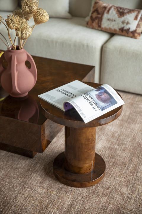 Image du produit Dutchbone Side Table Quinn Walnut