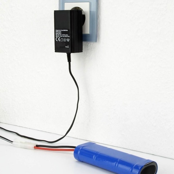 Actual product image AccuCell Quick charger suitable for Kärcher K55, K55 PET NiMH battery