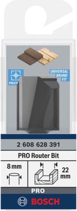 Actual product image Bosch Professional Zubehör Groove cutter 8 mm, D1 22 mm, L 25