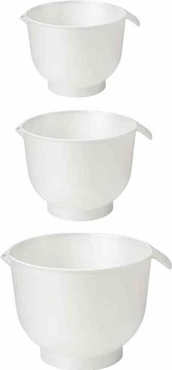 Gastromax Mixing bowl made of polypropylene (PP) in colour white, 24x24x17 cm, 1,5+2+3 l (6.50 l, 3x)