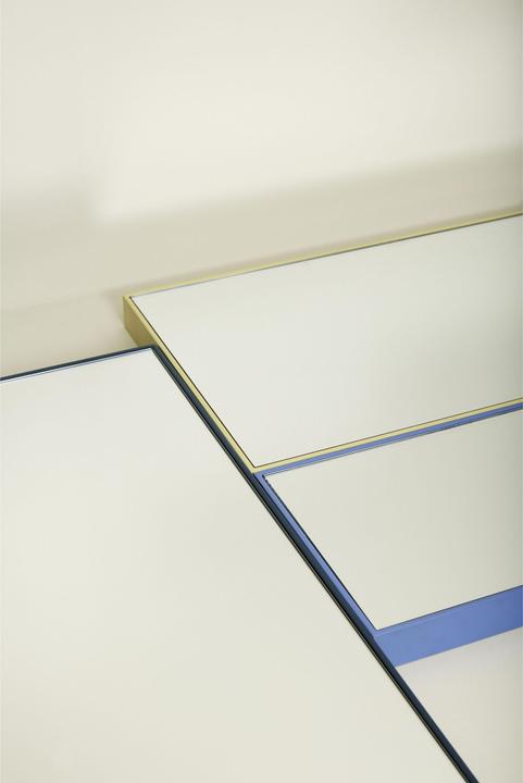 Actual product image Hübsch Shine Mirror Medium Yellow (4 x 40 cm)