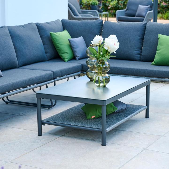 Productafbeelding Siena Garden Kansas Lounge Tisch 110x70cm Alu, Geflecht, KPG