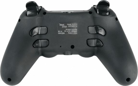 Actual product image Steelplay Slim Pack Wired Controller Ebony Black Multi (PS4, PC)