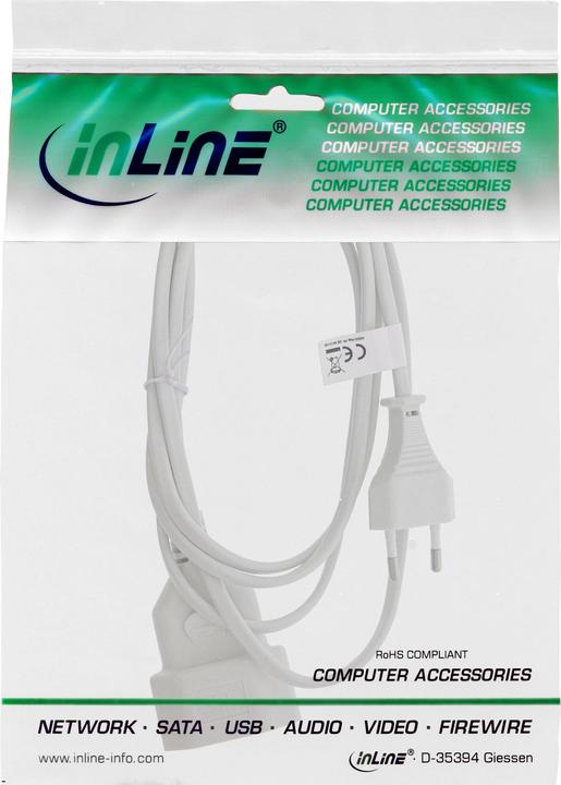 Produktbild InLine Euro-Verlängerung (0.20 m, CEE 7/16)