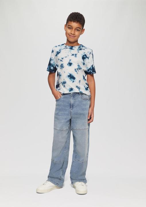 Produktbild S.Oliver T-Shirt Baumwoll-T-Shirt mit Batik-Effekt (170, 176)