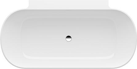 Laufen LUA Badewanne wandangebunden, 855x1700x400mm, aus Marbond, H2200870000001 (240 l, 170 cm, 85.50 cm)