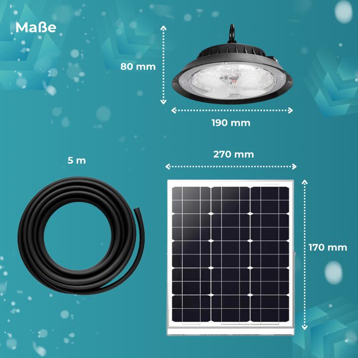 Actual product image Luxula Solar LED pendant light (500 lm, IP44)