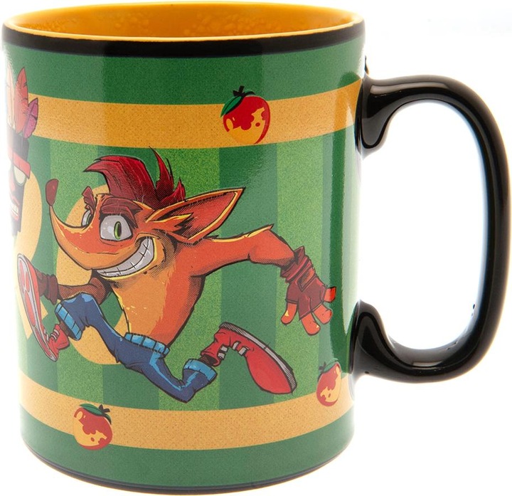 Produktbild Crash Bandicoot Tasse mit Farbwechsel Mega (460 ml, 1 x)