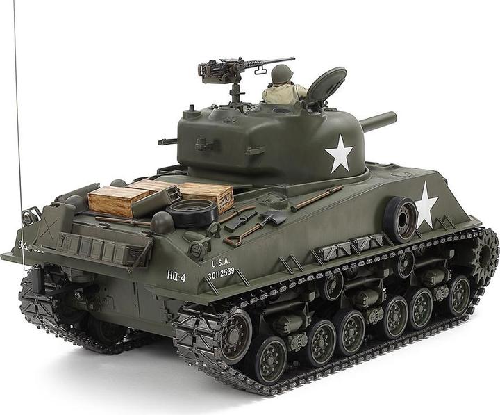 キャラクター TAMIYA M4 SHERMAN 105mm HOWITZER 1/16 Tamiya 1/16 RC M4 Sherman 105mm Howitzer (Mech.Steering System