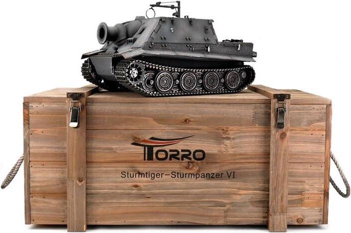 Produktbild Torro Panzer Sturmtiger grau, BB, 1:16, RTR (RTR Ready-to-Run)