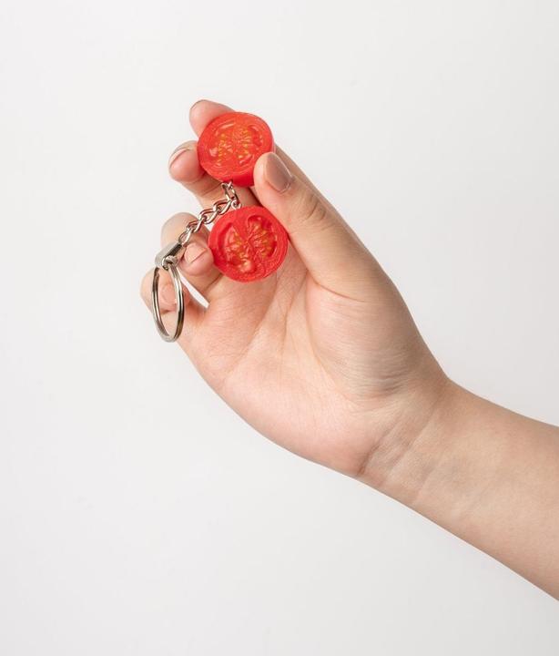 Actual product image Yumazing Cherry tomato key ring