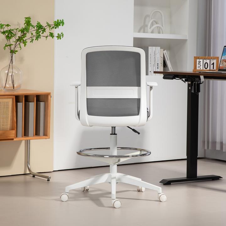 Image du produit Homcom Bürostuhl Polyester Grau