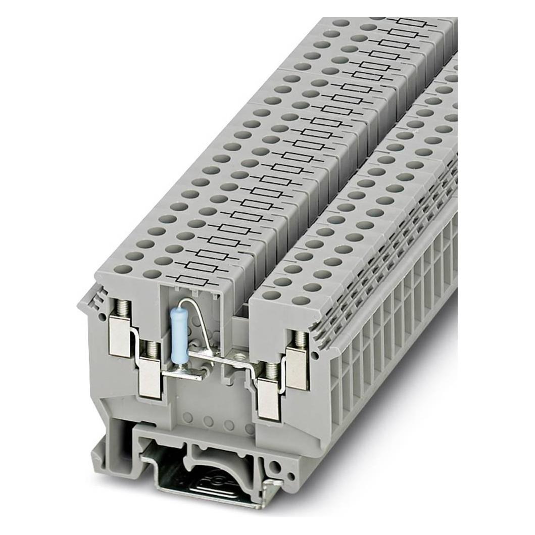 Phoenix Contact Grigio Phoenix Udk 4-Dur 499 - 6,2 Mm - 63,5 Mm - 630 V, Cavo + Spina Elettrica,